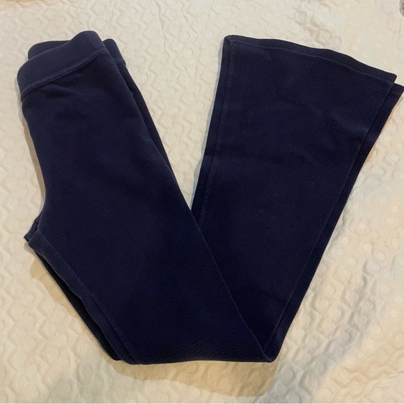 Offline by Aerie Blue Knit Yoga Pants Y2K Women’s Flare Small Bell Bottom Cotton - Picture 1 of 10